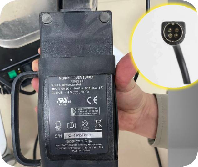 *Brand NEW* BPM200S19F02 19V10.5A 4-Pin Power Adapter for Samsung HM70 Ultrasound Machine Hot Selling 200W Med